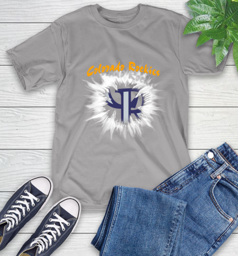 Colorado Rockies MLB Baseball Adoring Fan Rip Sports T-Shirt 6