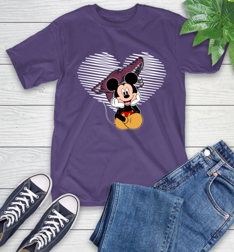 NHL Arizona Coyotes The Heart Mickey Mouse Disney Hockey T-Shirt 5