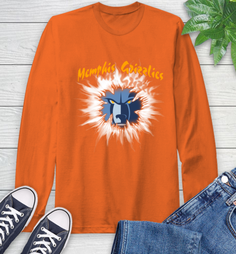 Memphis Grizzlies NBA Basketball Rip Sports Long Sleeve T-Shirt 4