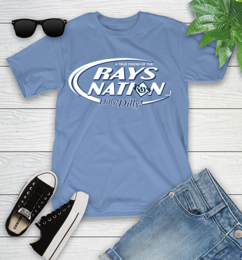 MLB A True Friend Of The Tampa Bay Rays Dilly Dilly Baseball Sports Youth T-Shirt 15