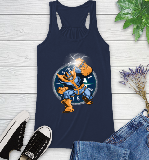Seattle Mariners MLB Baseball Thanos Avengers Infinity War Marvel Racerback Tank 9