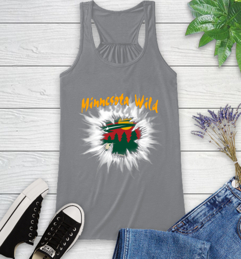 Minnesota Wild NHL Hockey Adoring Fan Rip Sports Racerback Tank 4
