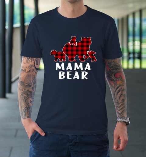 Mama bear new arrivals flannel hoodie