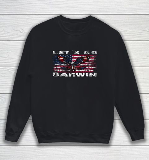 Let's go Darwin America Flag Eagle Sweatshirt 1