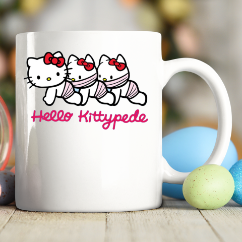 Hello Kittypede The Human Centipede Ceramic Mug 11oz