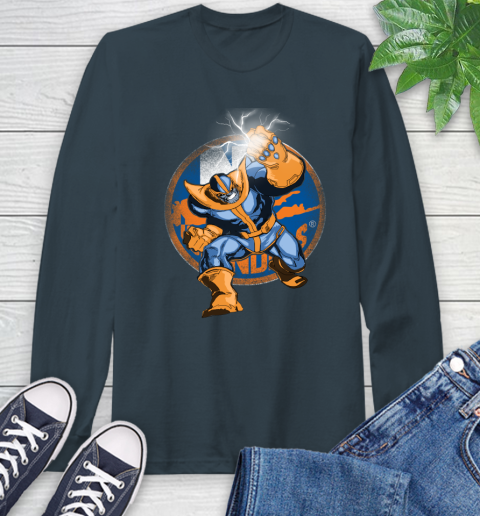 New York Islanders NHL Hockey Thanos Avengers Infinity War Marvel Long Sleeve T-Shirt 9