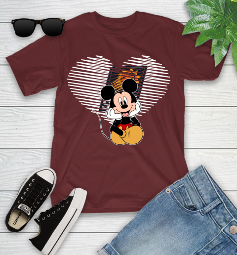NBA Phoenix Suns The Heart Mickey Mouse Disney Basketball Youth T-Shirt 14