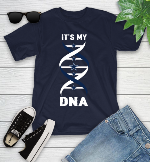 Dallas Cowboys NFL Football It's My DNA Sports Youth T-Shirt 2