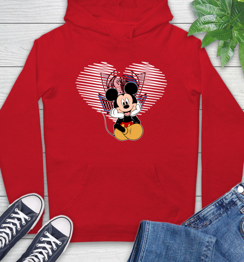NBA Dallas Mavericks The Heart Mickey Mouse Disney Basketball Hoodie 10