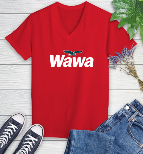 Wawa Eagles Women's V-Neck T-Shirt 11