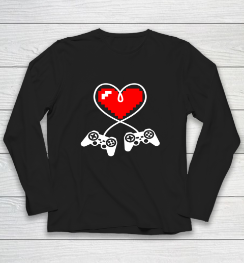 This Is My Valentine Pajama Shirt Gamer Controller Long Sleeve T-Shirt 8