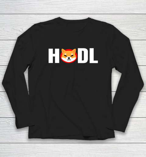 Shiba Inu Token Crypto Shib Army Hodler Coin Cryptocurrency Long Sleeve T-Shirt