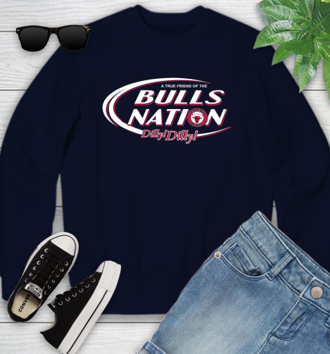 NBA A True Friend Of The Chicago Bulls Dilly Dilly Basketball Sports Youth Sweatshirt 2