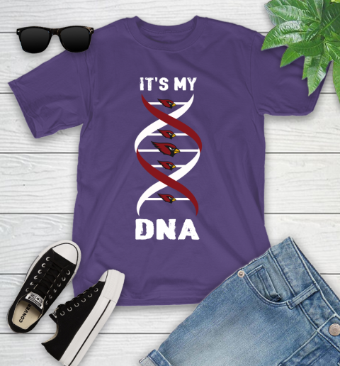 Arizona Cardinals NFL Football It's My DNA Sports Youth T-Shirt 3