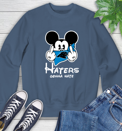 NFL Carolina Panthers Haters Gonna Hate Mickey Mouse Disney Football T Shirt_000 Sweatshirt 8