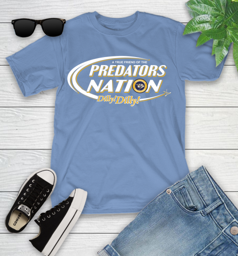 NHL A True Friend Of The Nashville Predators Dilly Dilly Hockey Sports Youth T-Shirt 15