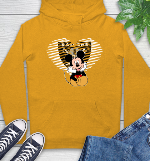 NFL Oakland Raiders The Heart Mickey Mouse Disney Football T Shirt_000 Hoodie 2