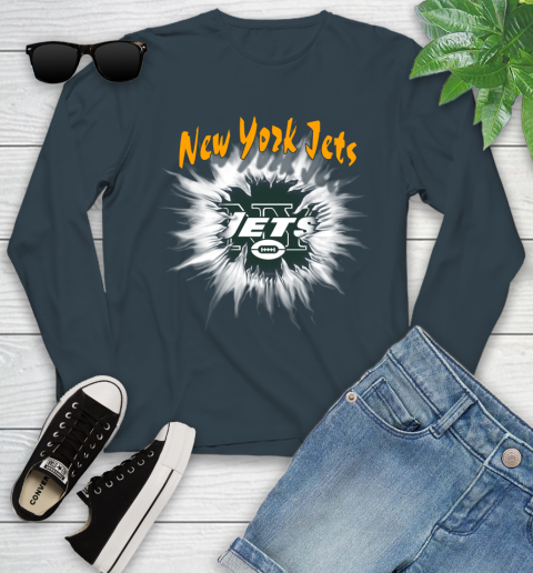 New York Jets NFL Football Adoring Fan Rip Sports Youth Long Sleeve 9