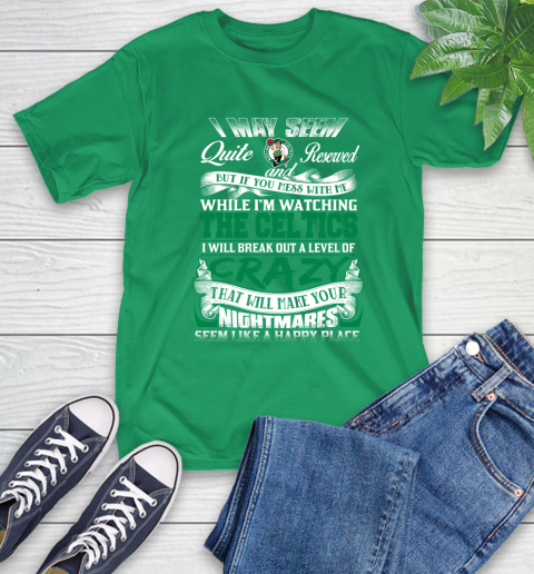Boston Celtics NBA Basketball Don't Mess With Me While I'm Watching My Team T-Shirt 7