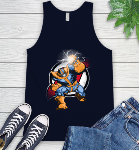 New Jersey Devils NHL Hockey Thanos Avengers Infinity War Marvel Tank Top 2