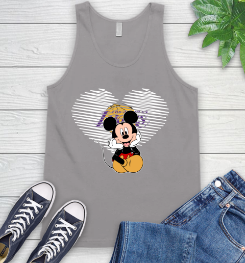 NBA Los Angeles Lakers The Heart Mickey Mouse Disney Basketball Tank Top 3