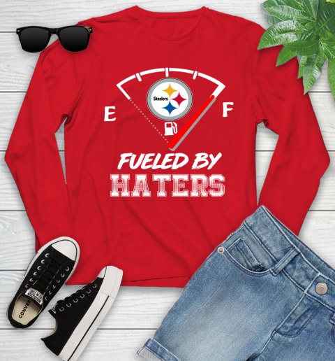 Pittsburgh Steelers NFL Football Fueled By Haters Sports Youth Long Sleeve 11