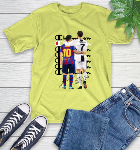 Champion Ronaldo and Messi Signatures T-Shirt 8