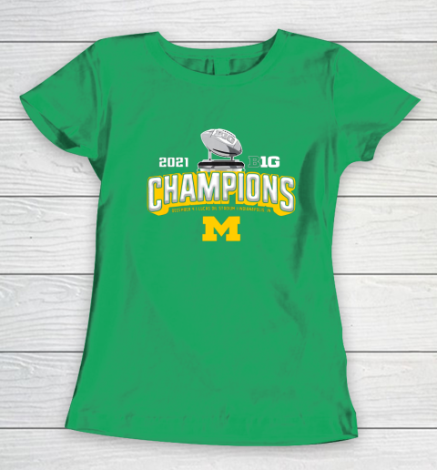 Michigan Big Ten 2021 East Division Champions Women's T-Shirt 12
