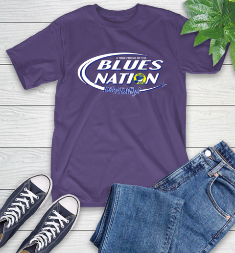 NHL A True Friend Of The St.Louis Blues Dilly Dilly Hockey Sports T-Shirt 5