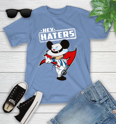 NFL Hey Haters Mickey Football Sports Tampa Bay Buccaneers Youth T-Shirt 15