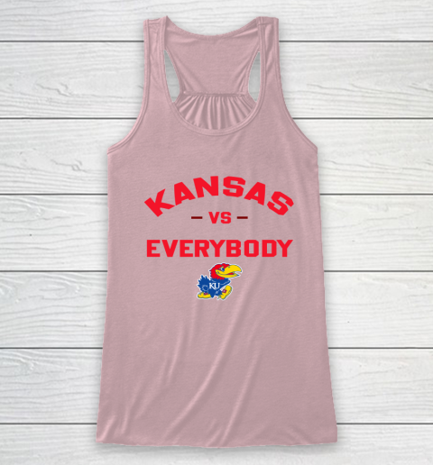 Kansas Jayhawks Vs Everybody Racerback Tank 4