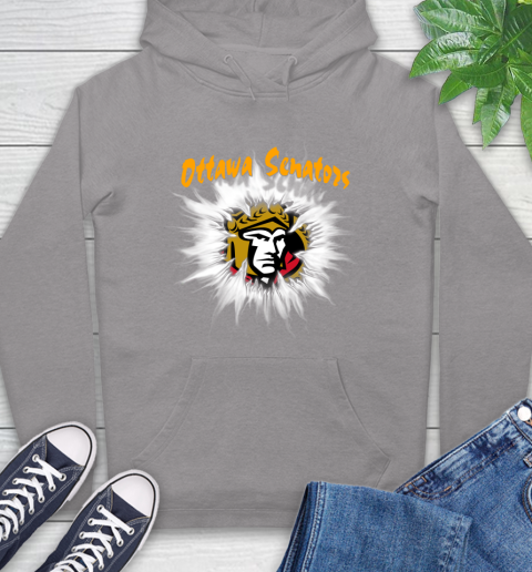 Ottawa Senators NHL Hockey Adoring Fan Rip Sports Hoodie 6
