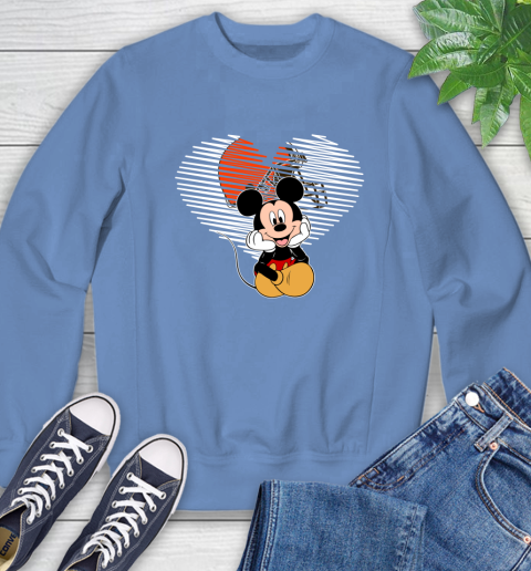 NFL Cleveland Browns The Heart Mickey Mouse Disney Football T Shirt_000 Sweatshirt 11