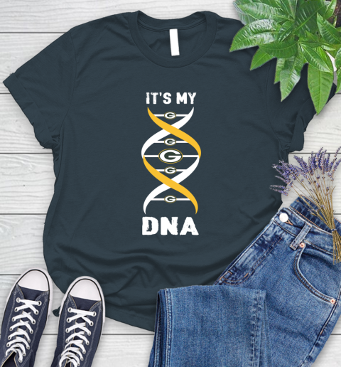 Green Bay Packers NFL Football It's My DNA Sports Women's T-Shirt 11