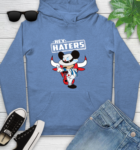 NBA Hey Haters Mickey Basketball Sports Chicago Bulls Youth Hoodie 13
