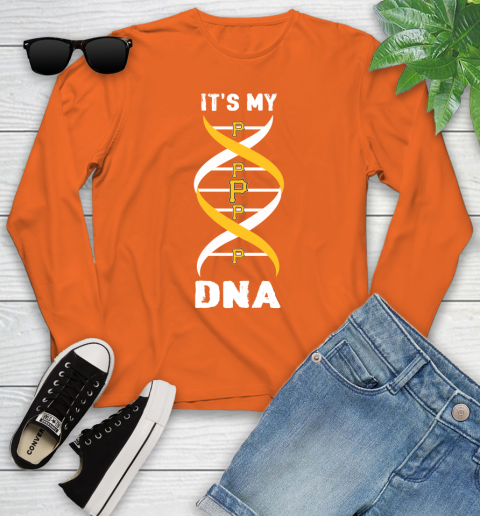 Pittsburgh Pirates MLB Baseball It's My DNA Sports Youth Long Sleeve 3