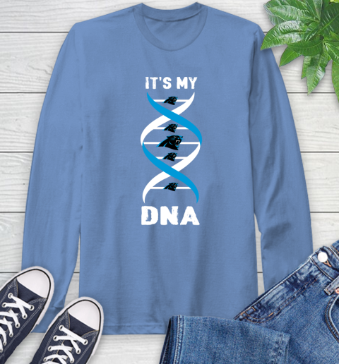 Carolina Panthers NFL Football It's My DNA Sports Long Sleeve T-Shirt 12