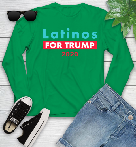Latinos Trump 2020 Youth Long Sleeve 6