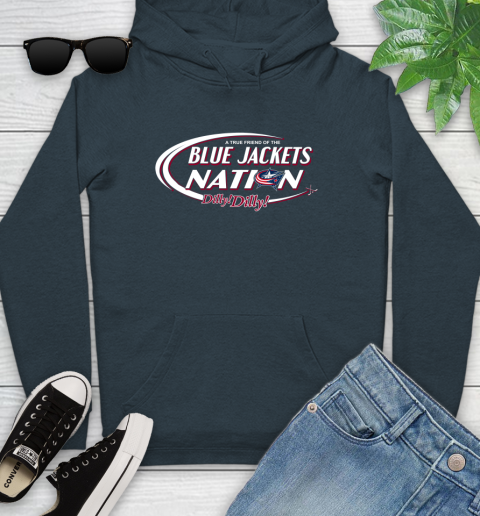 NHL A True Friend Of The Columbus Blue Jackets Dilly Dilly Hockey Sports Youth Hoodie 10