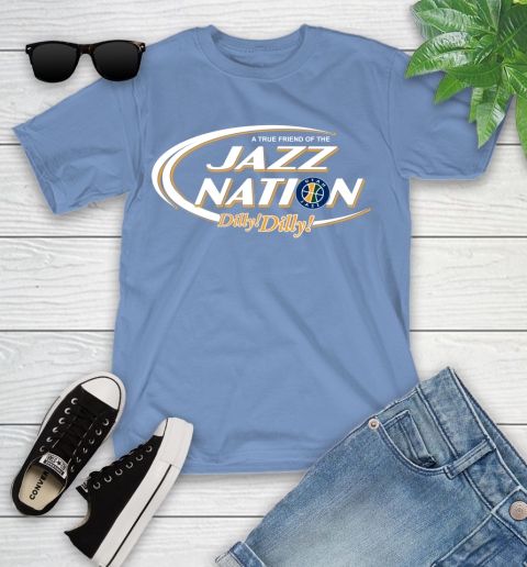 NBA A True Friend Of The Utah Jazz Dilly Dilly Basketball Sports Youth T-Shirt 15