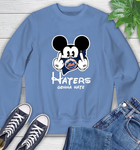 MLB New York Mets Haters Gonna Hate Mickey Mouse Disney Baseball T Shirt_000 Sweatshirt 11