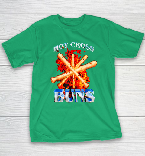 Hot Cross Buns Funny Youth T-Shirt 4