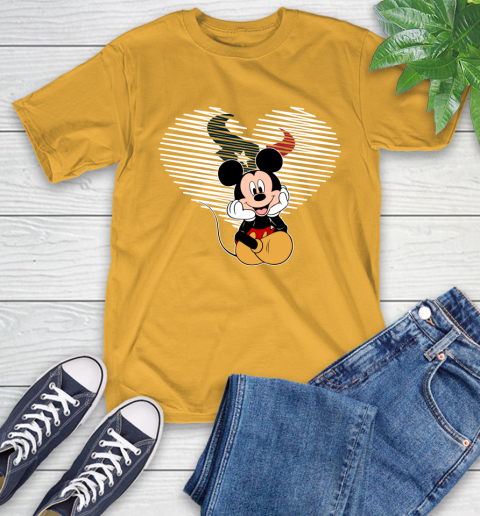 NFL Houston Texans The Heart Mickey Mouse Disney Football T Shirt_000 T-Shirt 2
