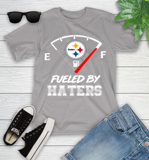 Pittsburgh Steelers NFL Football Fueled By Haters Sports Youth T-Shirt 4