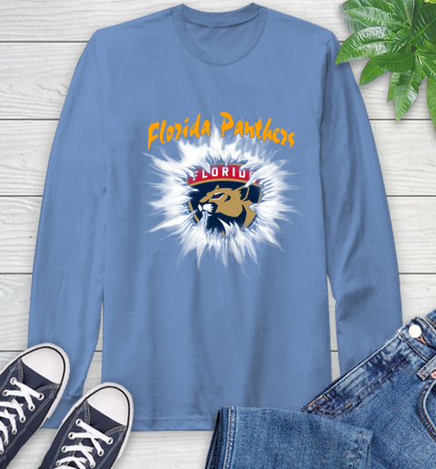 Florida Panthers NHL Hockey Adoring Fan Rip Sports Long Sleeve T-Shirt 12
