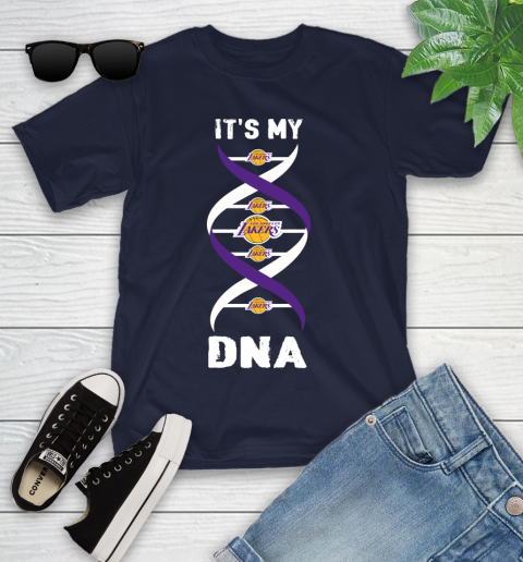 Los Angeles Lakers NBA Basketball It's My DNA Sports Youth T-Shirt 2