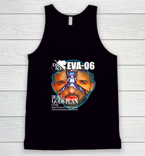 Drake Evangelion Shirt Drake Eva 06 Drake Gods Plan Tank Top