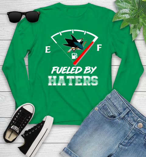 San Jose Sharks NHL Hockey Fueled By Haters Sports Youth Long Sleeve 7