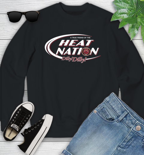 NBA A True Friend Of The Miami Heat Dilly Dilly Basketball Sports Youth Sweatshirt