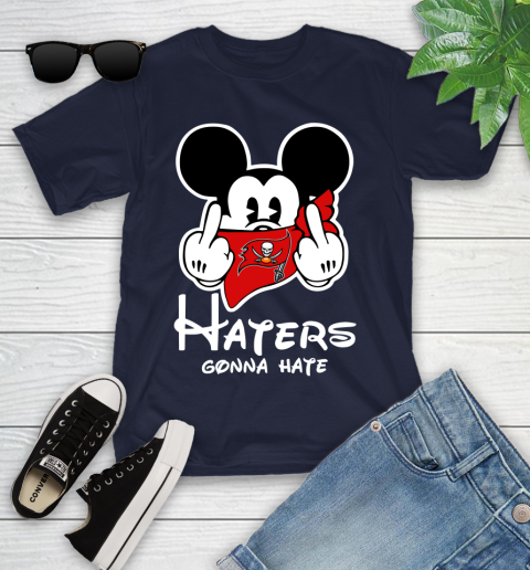 NFL Tampa Bay Buccaneers Haters Gonna Hate Mickey Mouse Disney Football T Shirt_000 Youth T-Shirt 2